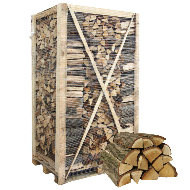 Brennholz Eiche auf Palette – 1 Palette mit 1,8 RM