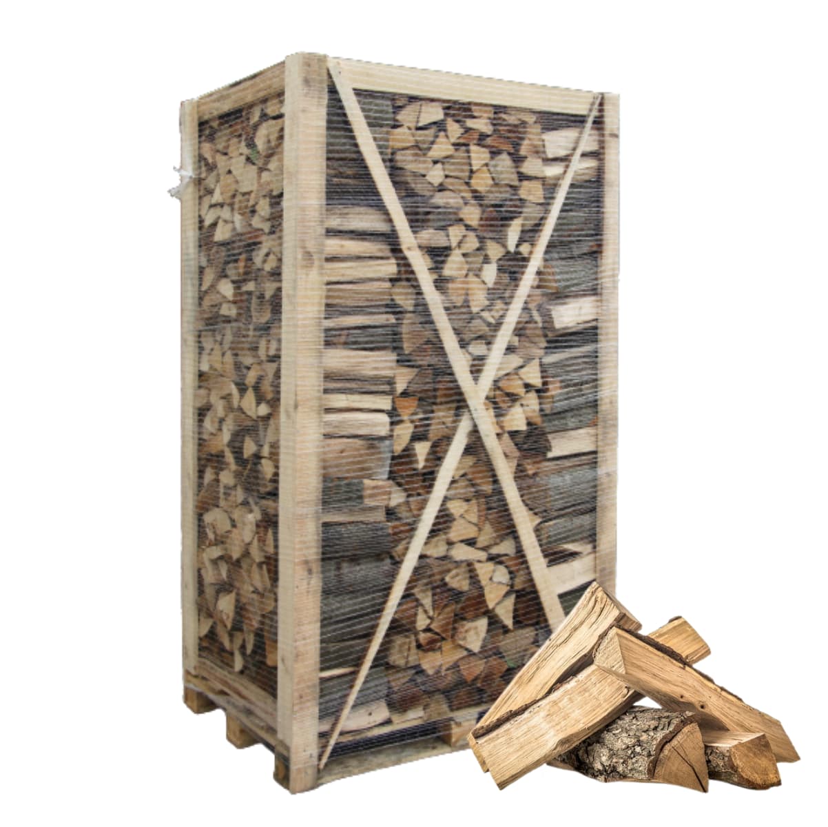 Brennholz Hartholz-Mix auf Palette 1,8 RM