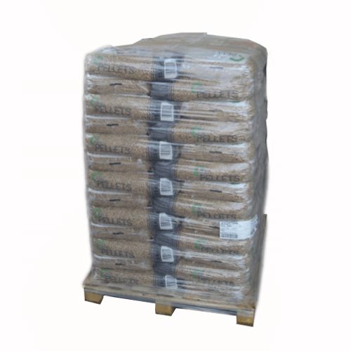 Premium-Holzpellets aus reinem Material – 65 Säcke, 975 kg