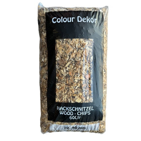 Colour Dekor Holzhackschnitzel Hackschnitzel 24×60 L 10-40 mm