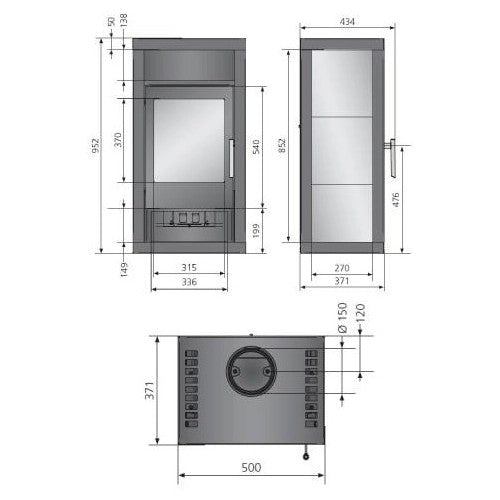 Kaminofen Justus Texas 6 kW