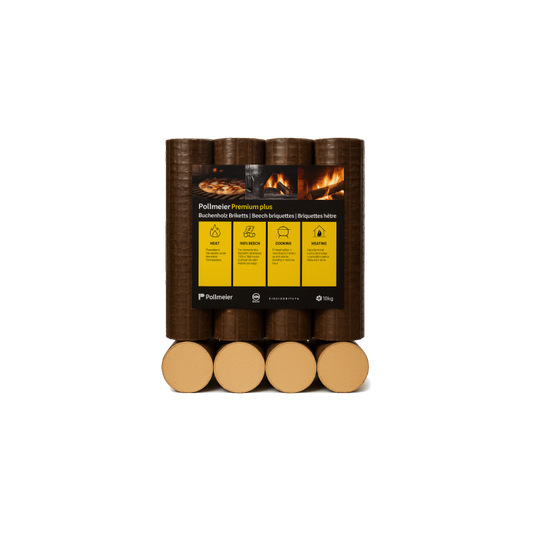 Premium-Briketts aus 100 % Buchenholz – 960 kg (96 Säcke à 10 kg)