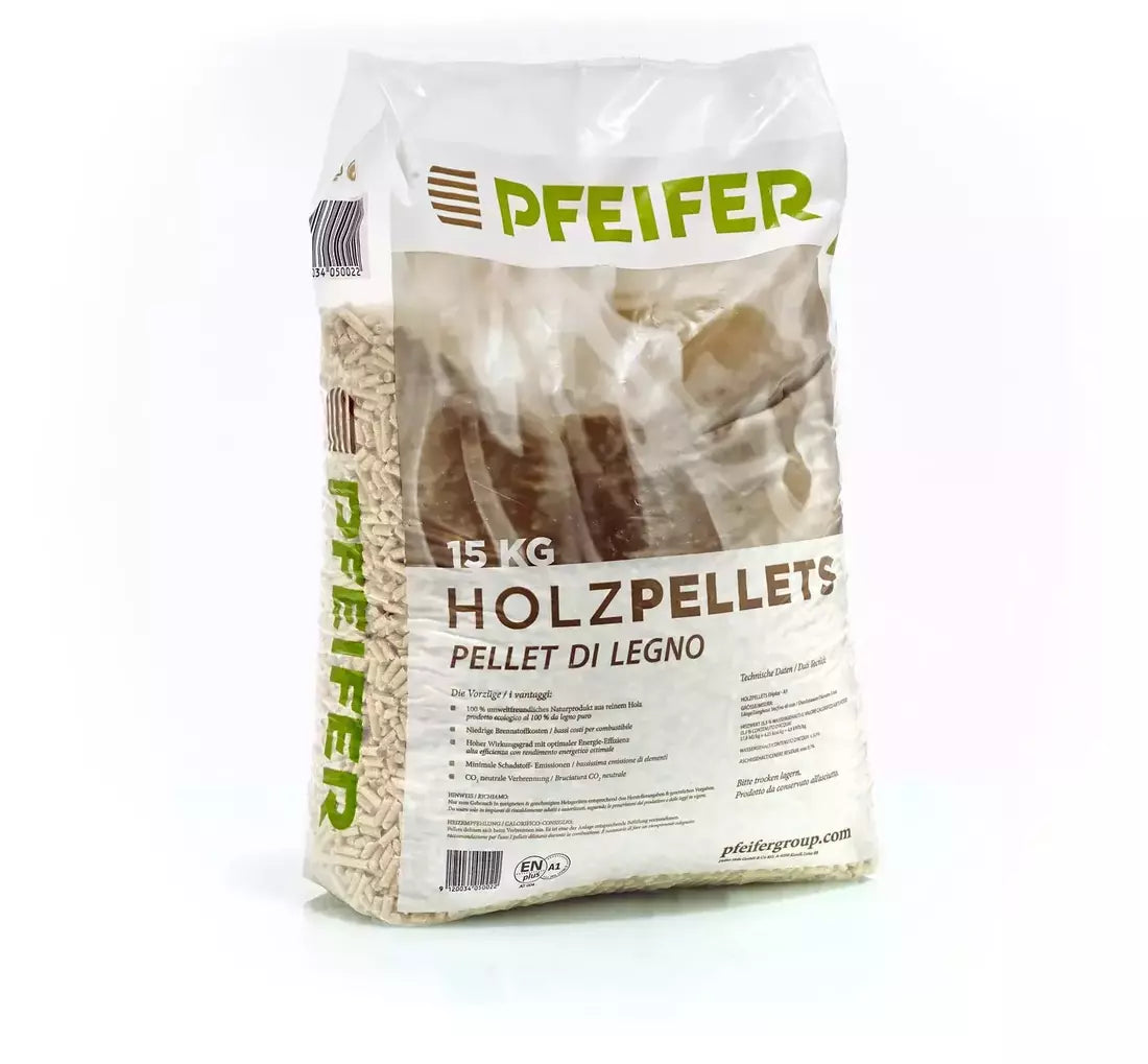 Pfeifer Pellets – Palette mit 70 Säcken à 15 kg (1050 kg)