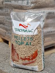 BIOMAC Holzpellets A1 – Palette (65 × 15 kg)