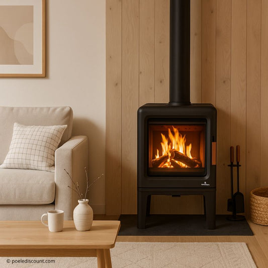 Luftdichter gusseiserner Holzofen – BRONPI Lira 5 kW